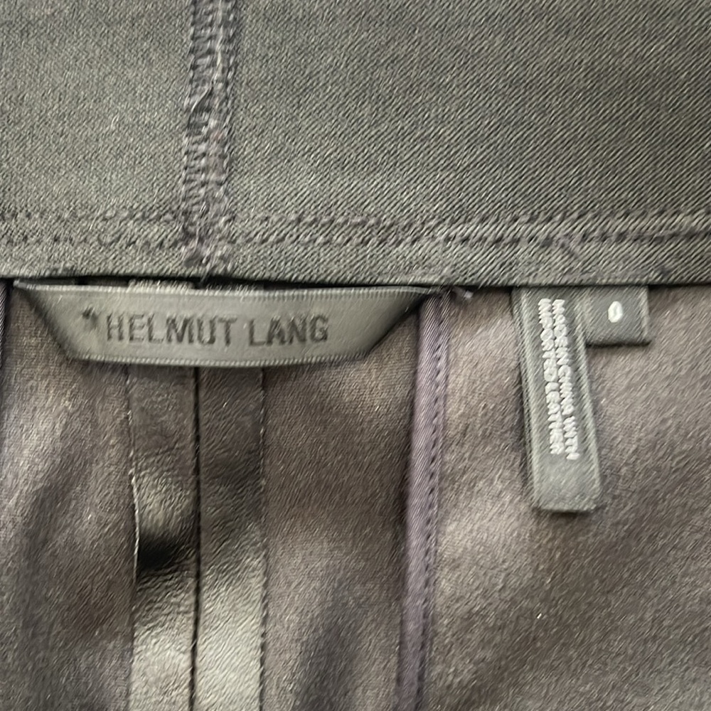 Helmut Lang Leather Mini Skirt - Picture 5 of 6